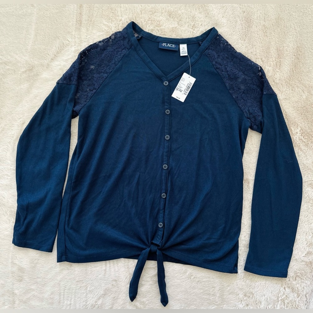 Children’s Place| Girls button shirt | size XL 14-16|